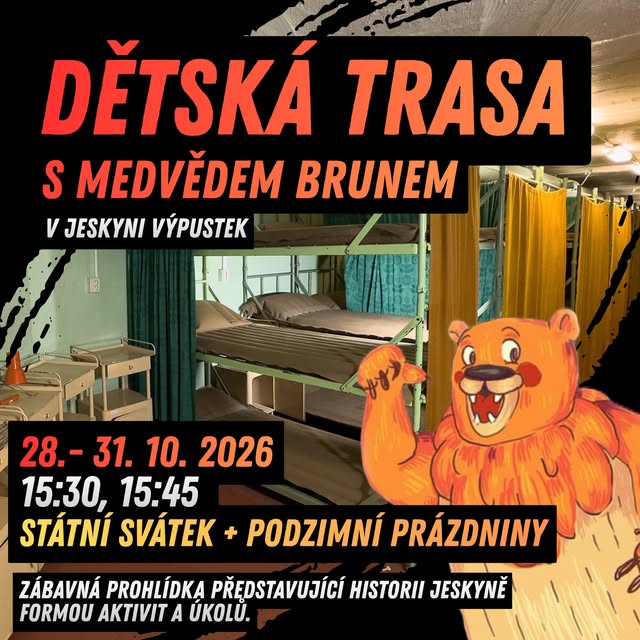 Dětská trasa s medvědem Brunem podzim 2026
