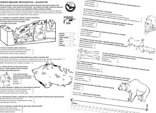 pracovní list