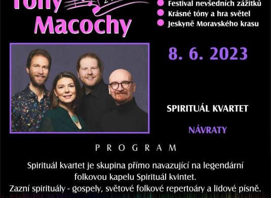 Koncert Spirituál Kvartet ve Výpustku 2023