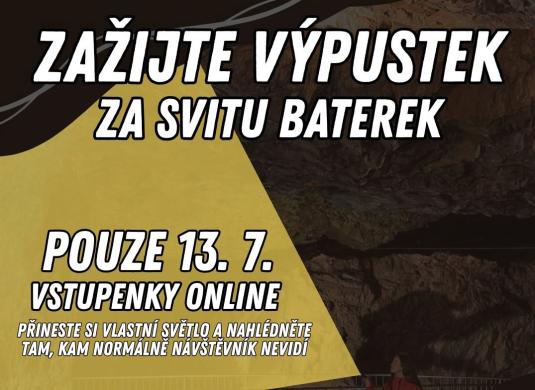 Výpustek za svitu baterek