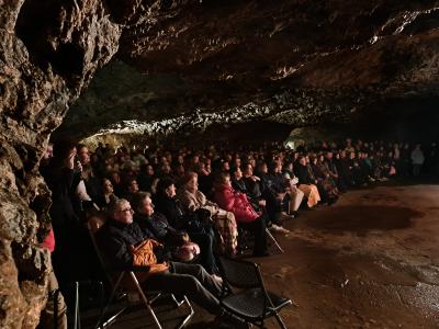 Pocta Haně Hegerové v jeskyni Výpustek, 11. 4. 2026